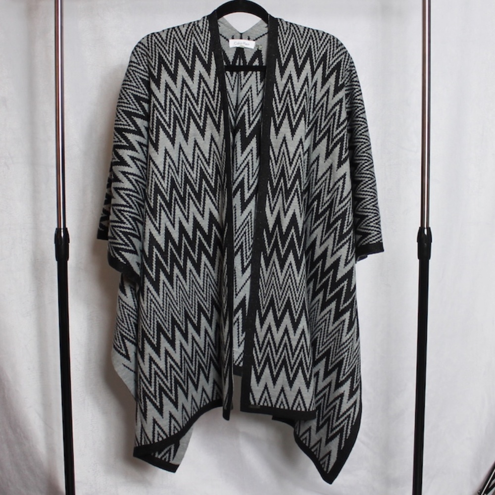 Calvin Klein Knit Poncho NWOT